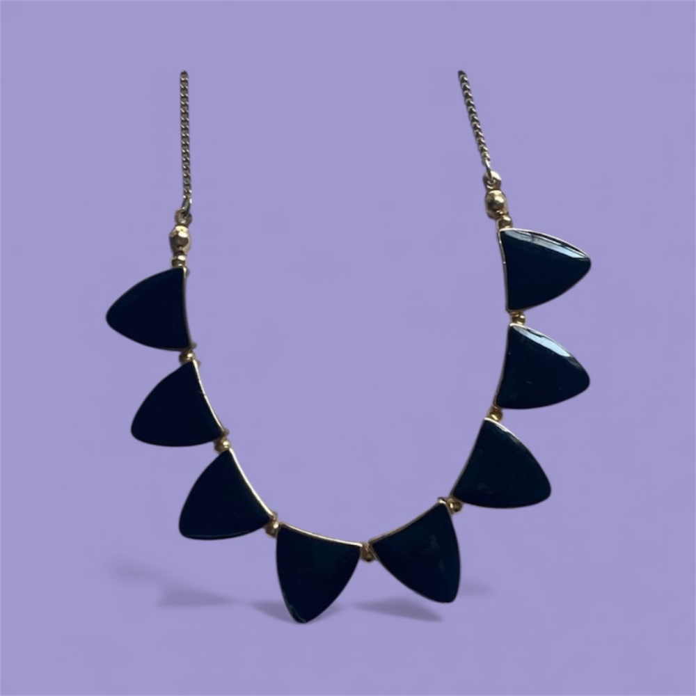 Classic statement necklace triangle designs